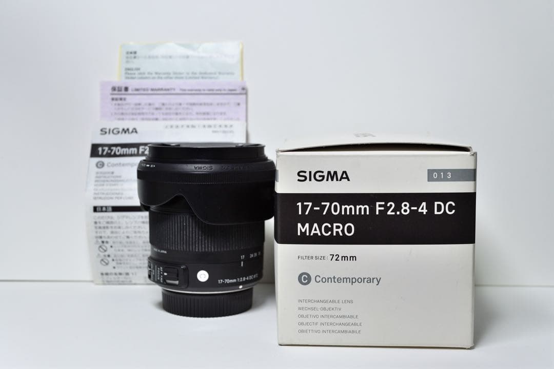 (良品)SIGMA 17-70mm F2.8-4 DC MACRO OS ニコン
