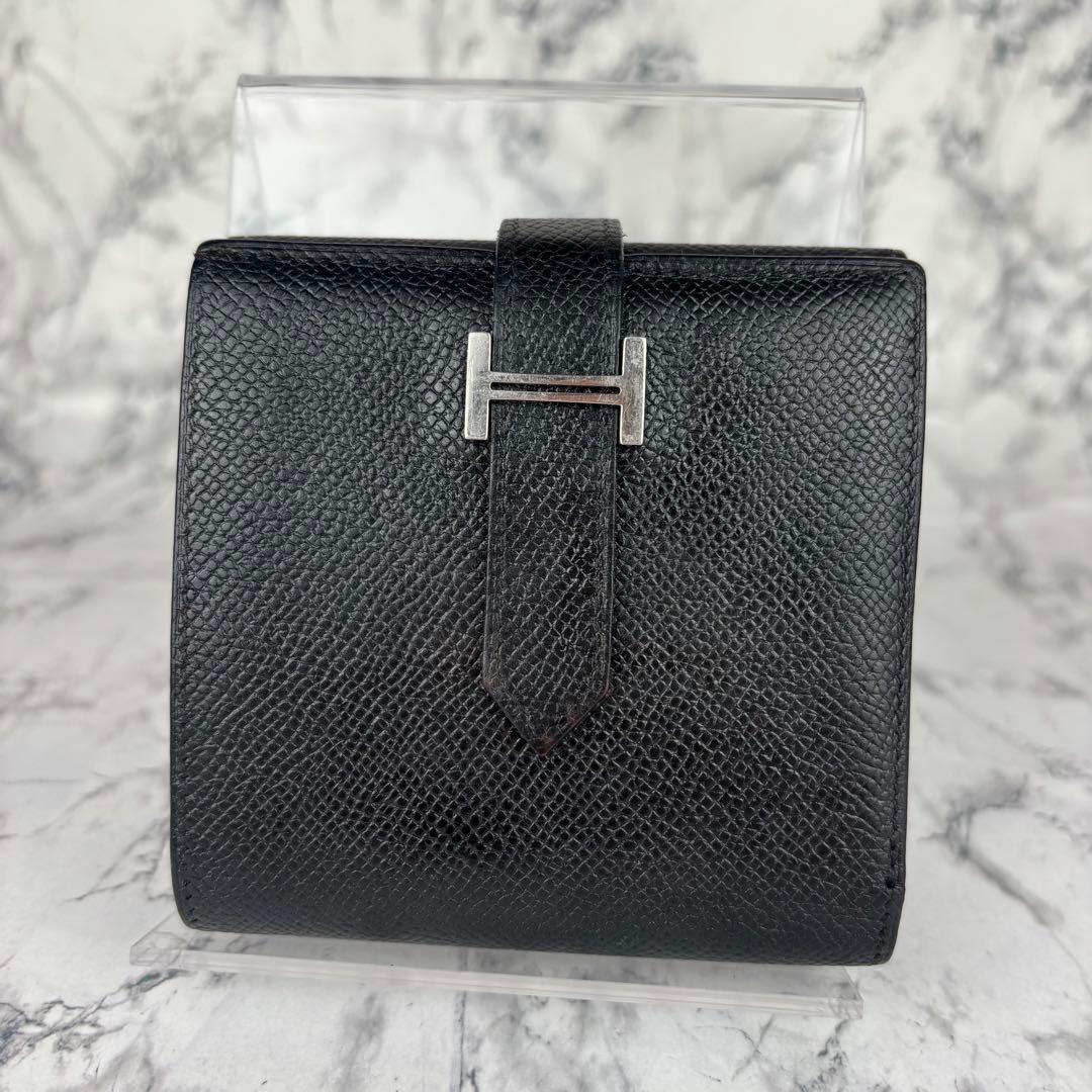 122 HERMES ベアン レクトベルソ 三つ折り財布 - メルカリ