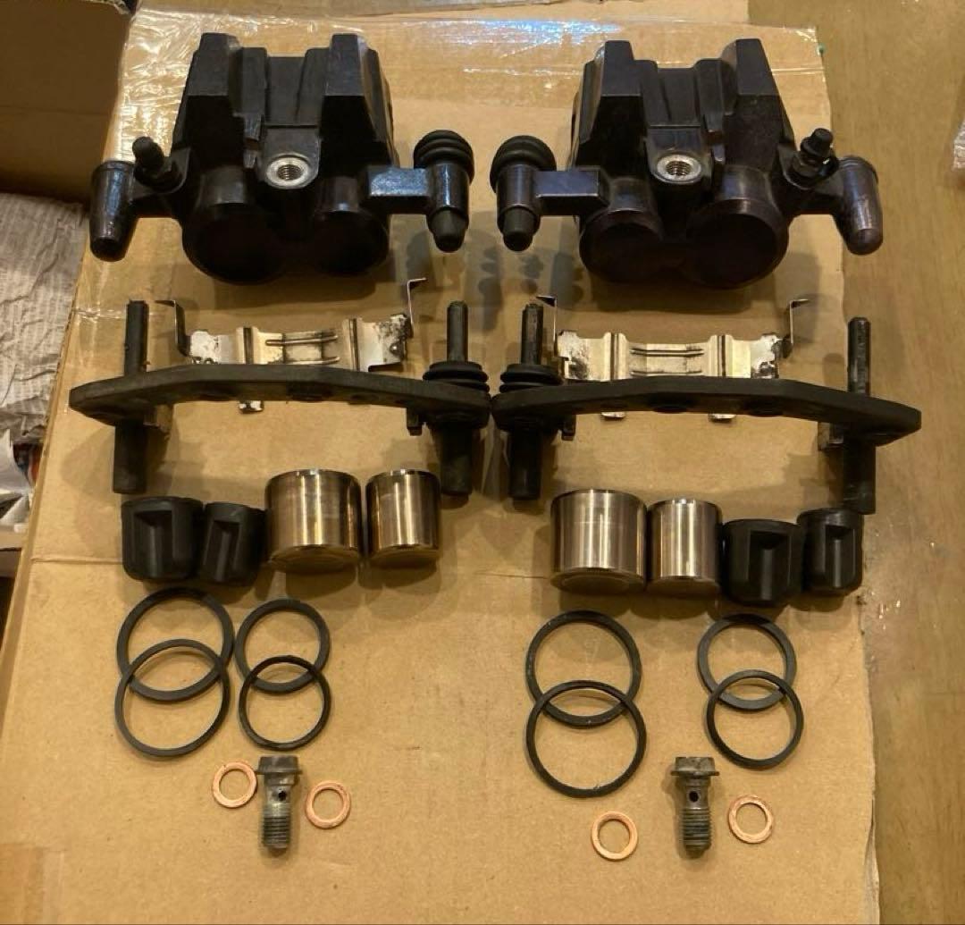 パッド新品 オーバーホール済 ゼファー400 750 フロントキャリパー OH