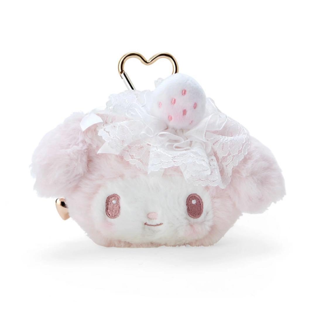 サンリオ♡マイメロディ 白いちごのティータイム マスコット&ポーチ