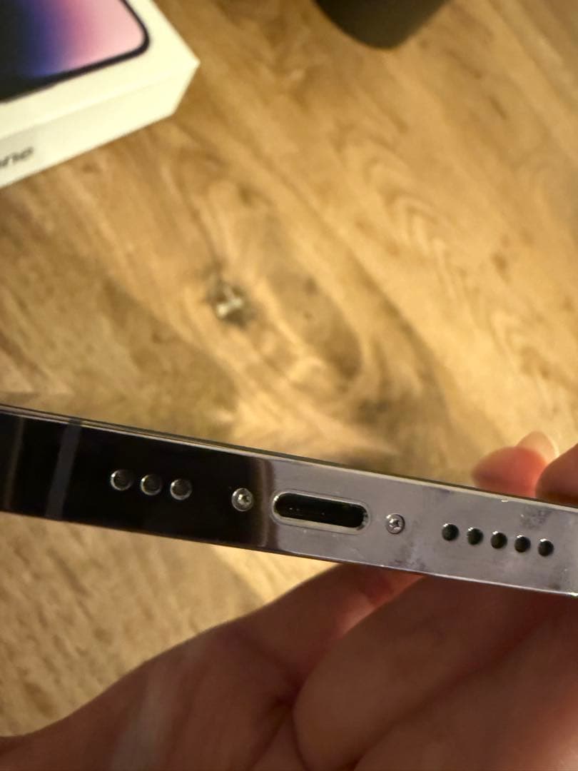 iPhone 14 Pro ディープパープル 256GB SIMフリー美品