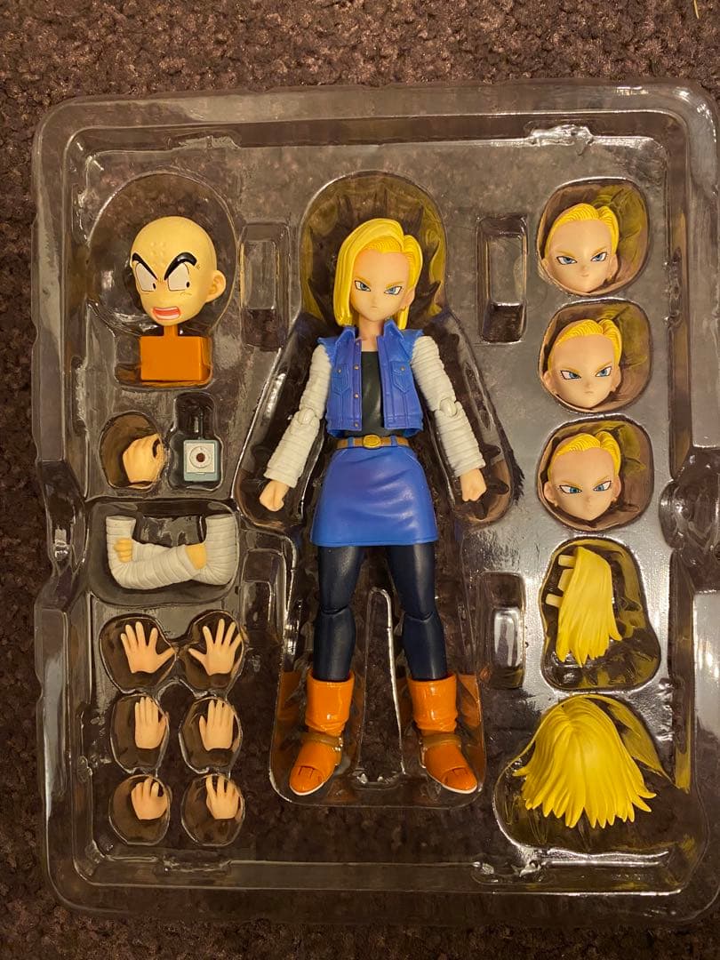 【中古品】S.H.Figuarts ドラゴンボールZ 人造人間 17号 18号