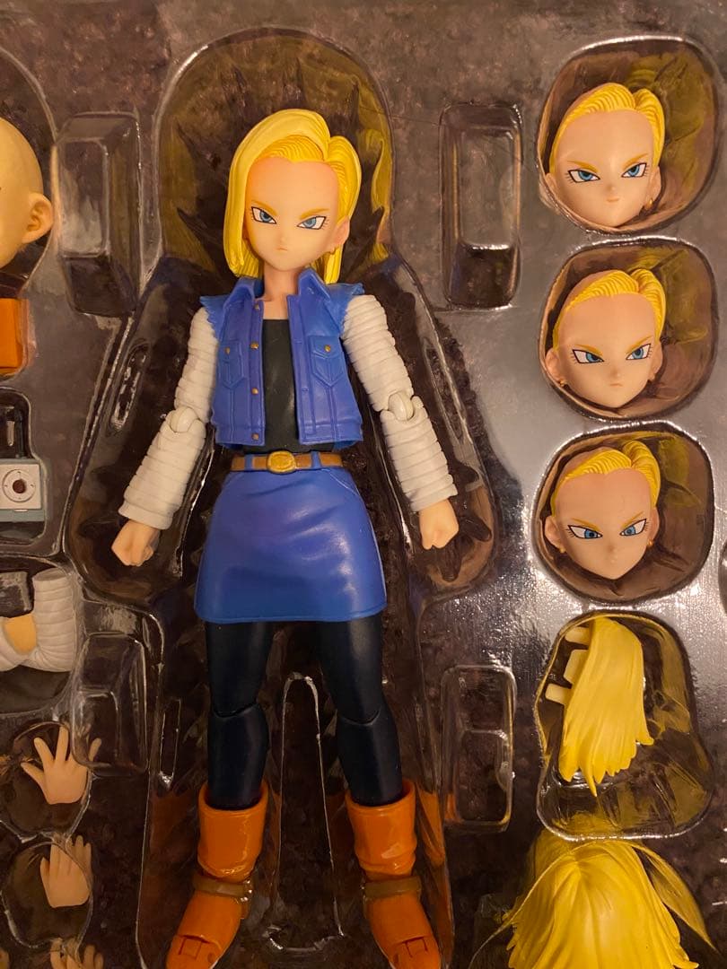【中古品】S.H.Figuarts ドラゴンボールZ 人造人間 17号 18号