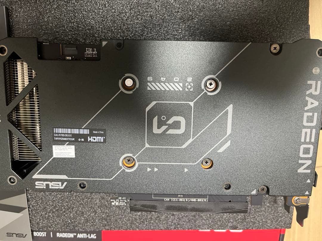 グラフィックボード・グラボ・ビデオカード ASUS RADEON RX7600