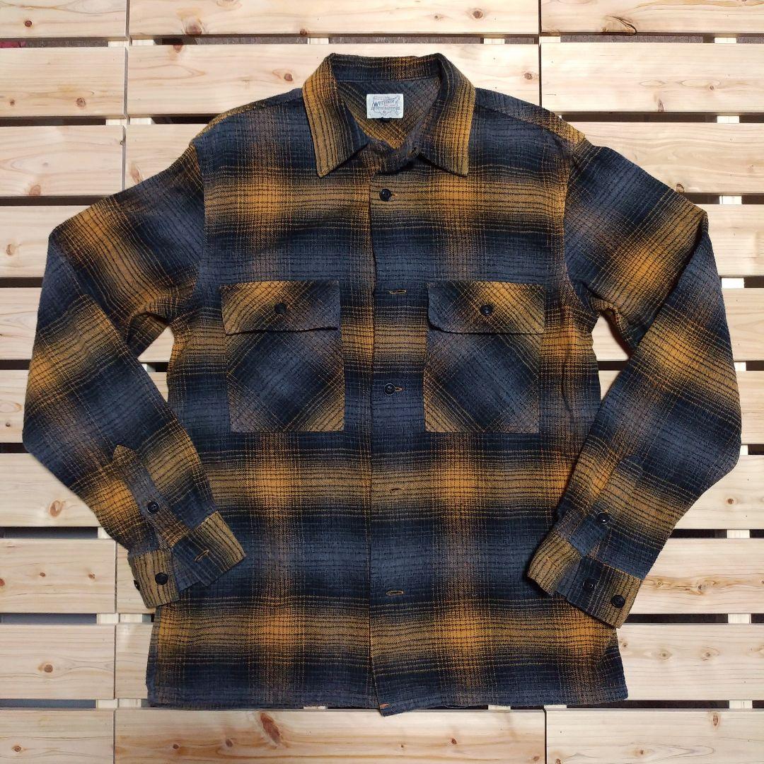 トップス WESTRIDE NAVY WORK SHIRTS WESTRIDE/ウエストライド】 NAVY WORK SHIRTS – Stroke Clothing