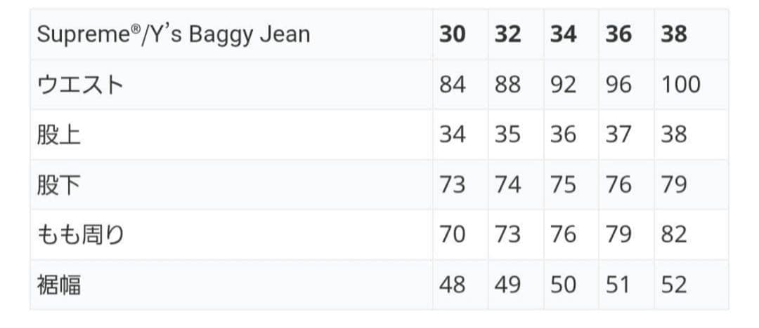 最安値SupremeY’sbyYohjiYamamoto Baggy Jean