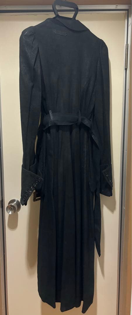 hyde着 幻ifクラッシュレザーエスカルゴロングジャケットコート ラルク