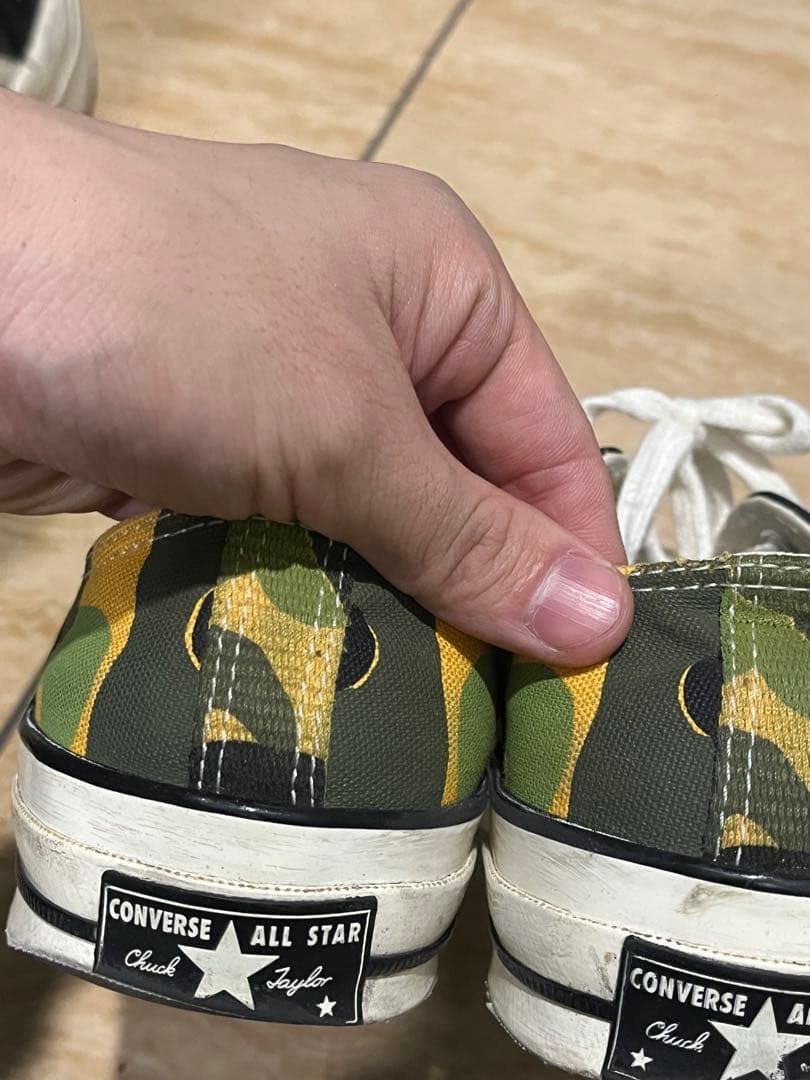 CONVERSEChuck Taylorカモフラージュスニーカーct70 激レア - メルカリ