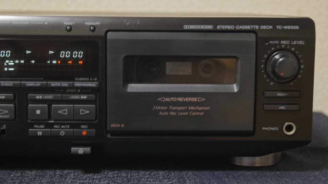 ソニー　カセットデッキ　TC-WE505 整備動作品