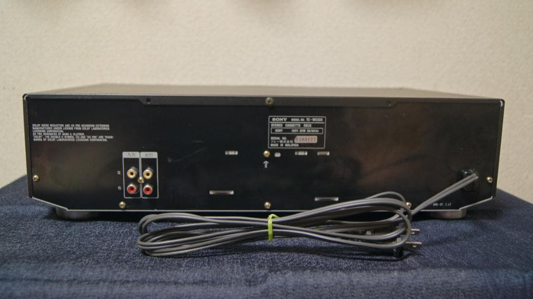 ソニー　カセットデッキ　TC-WE505 整備動作品