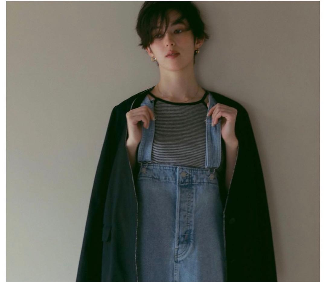 新品未使用 soulberry ボタン付きグレーワンピース Lサイズ