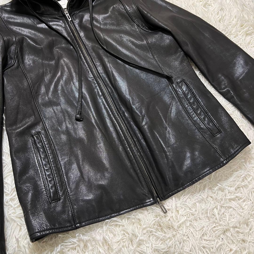 希少XL】DOMENICO+SAVIOレザージャケット 亀梨着用 本革 フード - メルカリ