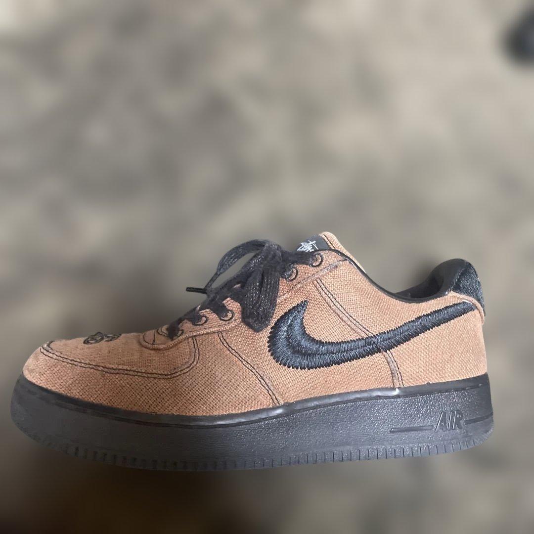 靴 Nike Air Force 1 Low Stussy 27.5cm