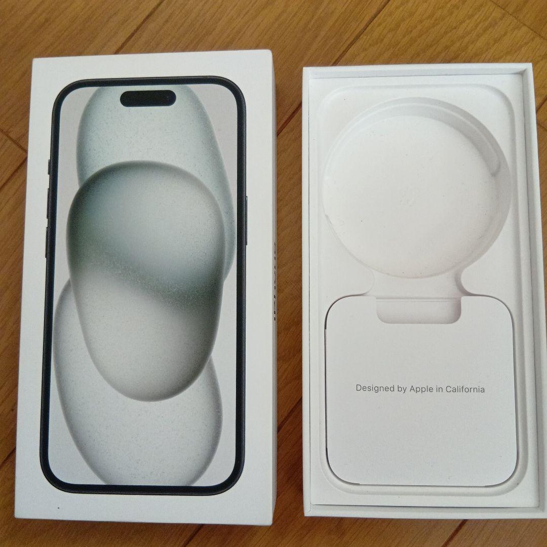 iPhone 15 256GB SIMフリー ミッドナイト　ケース、フィルム