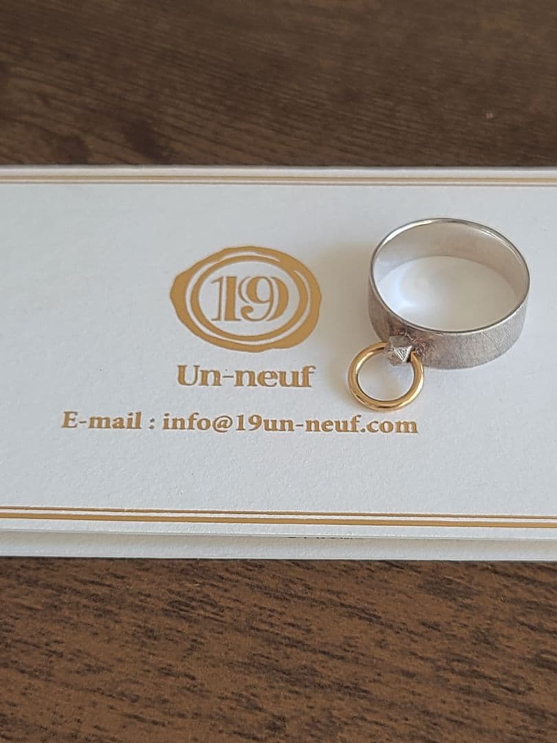 19 un neuf　アンヌフ　リング エレガントでハンサムな一点ものと出会う《19un-neuf》の新作