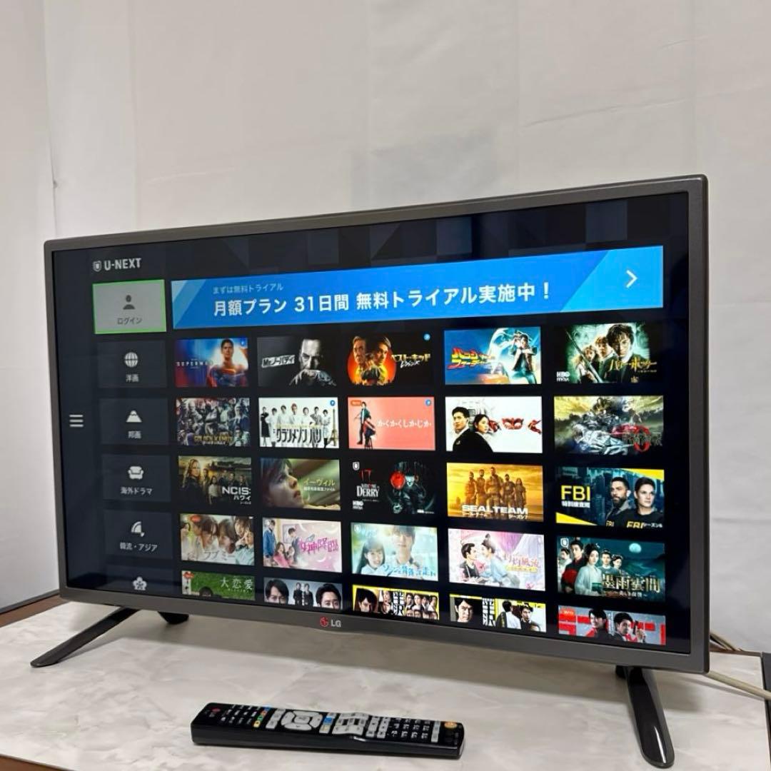 LG 32V型 液晶テレビ Wi-Fi内蔵 YouTube Netflix内蔵