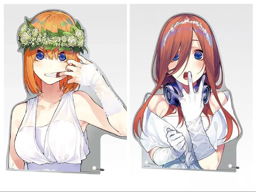五等分の花嫁 一番くじ バストアップアクリルボード 三玖 四葉 - メルカリ