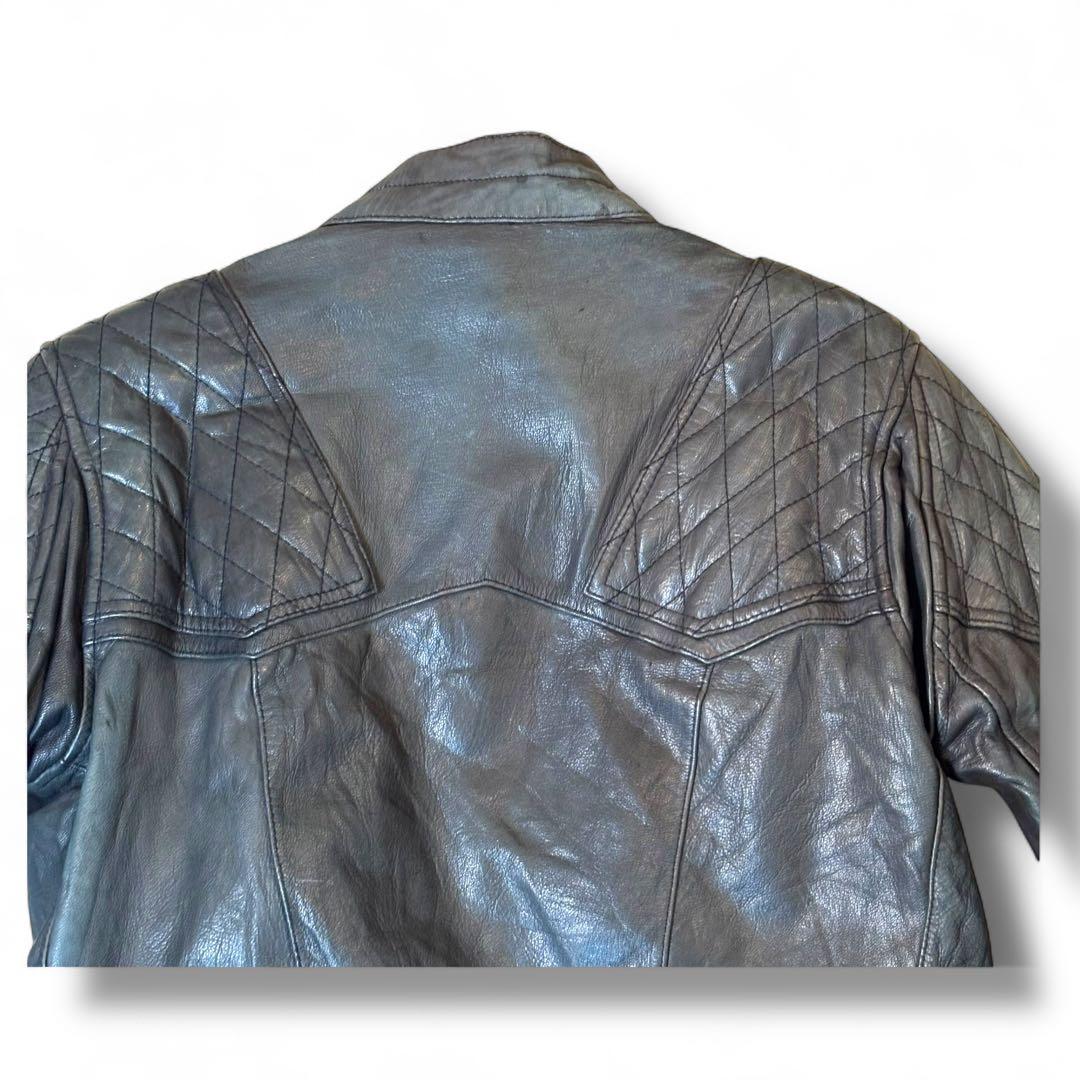 美品 PRIVATE BRAND AG ゴートスキン レザーライダースJKT - メルカリ