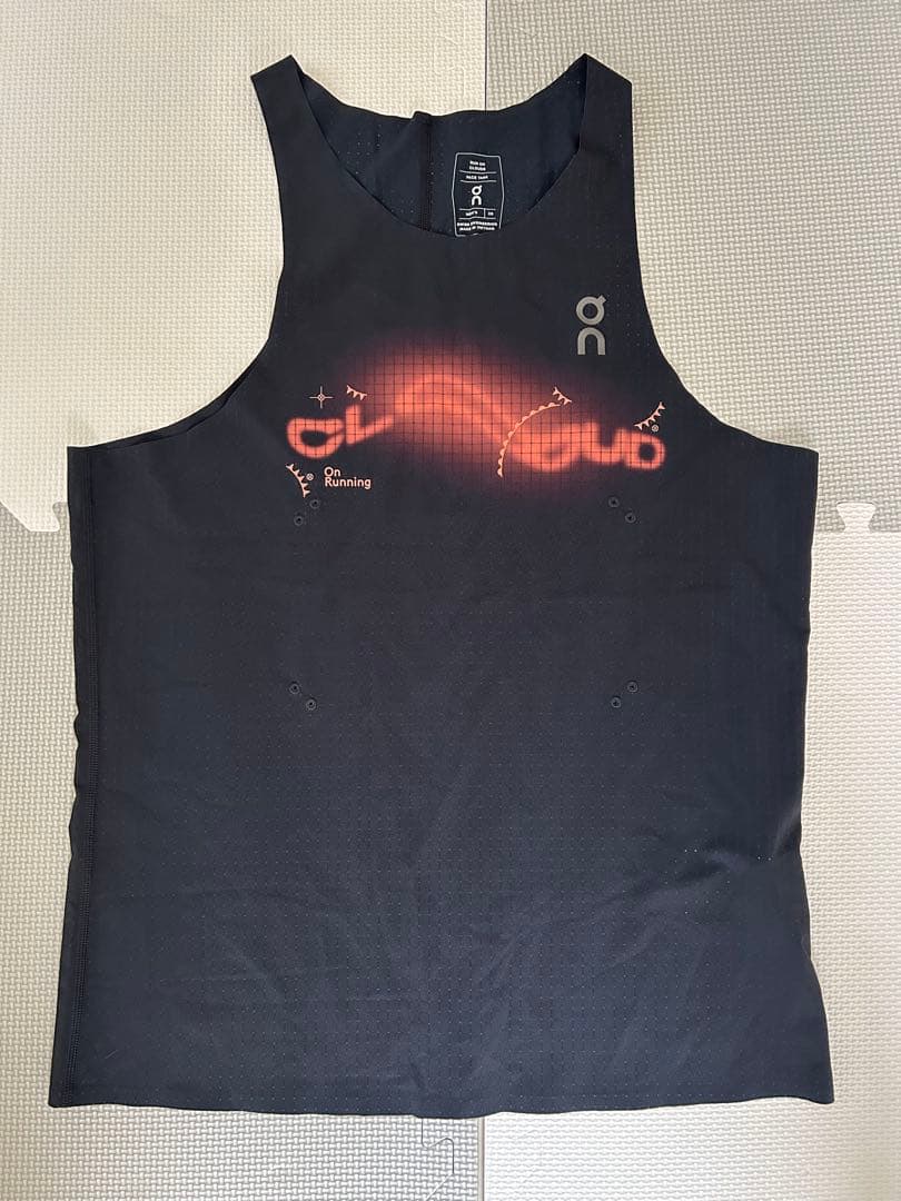 on ランニング タンクトップ 黒　sサイズ On オン Tank-T ランニングタンクトップ ・タンクT Wash｜Black