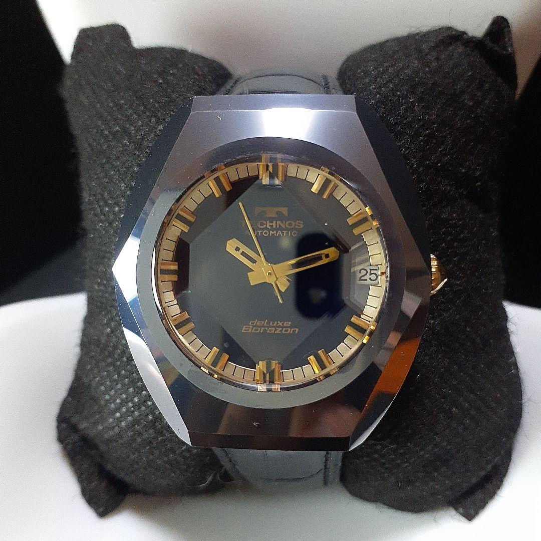 TECHNOS BORAZON DX 自動巻 men's テクノス デラックス ボラゾン2 自動巻き腕時計の高価買取【リサイクル