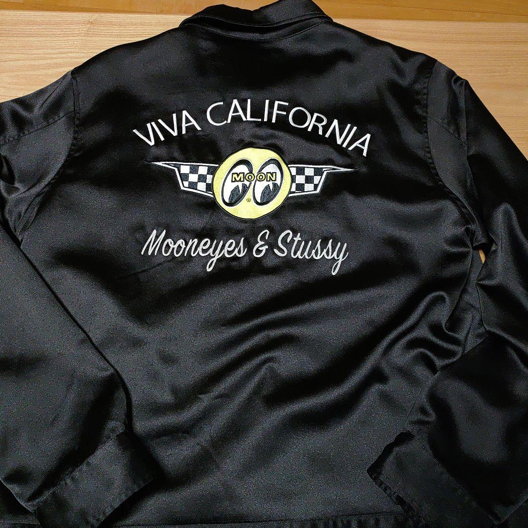 ステューシーMOONEYESコラボレーシングスカジャン - メルカリ