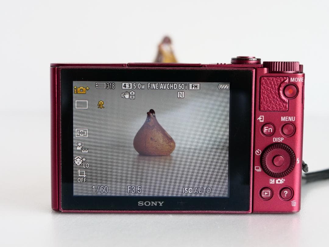 SONY Cyber-Shot DSC-WX500 赤 デジタルカメラ 箱,動作