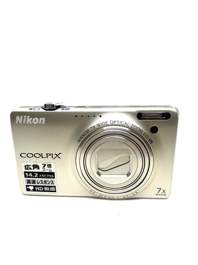 Nikon COOLPIX S6000 シルバー 動作確認済み デジカメ