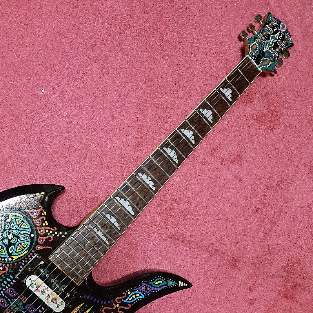 良・美品】サイケペイント/MG-480X・hideモデル。モッキンバード