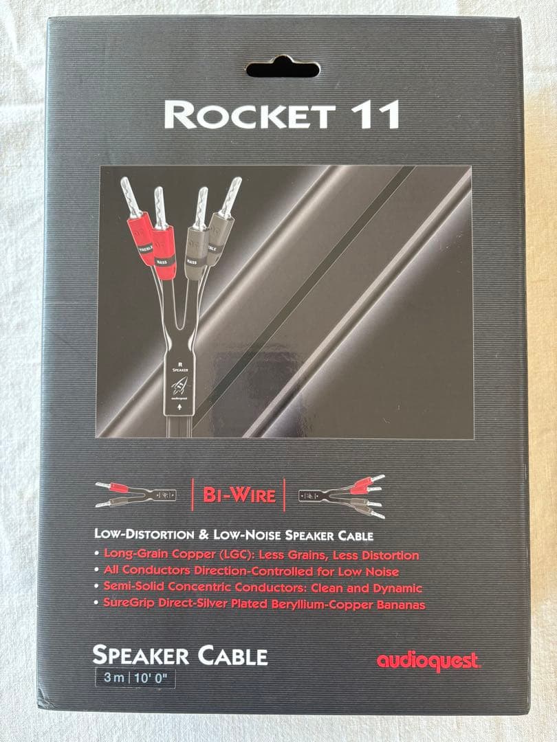 オーディオクエスト ROCKET11 スピーカーケーブル - メルカリ