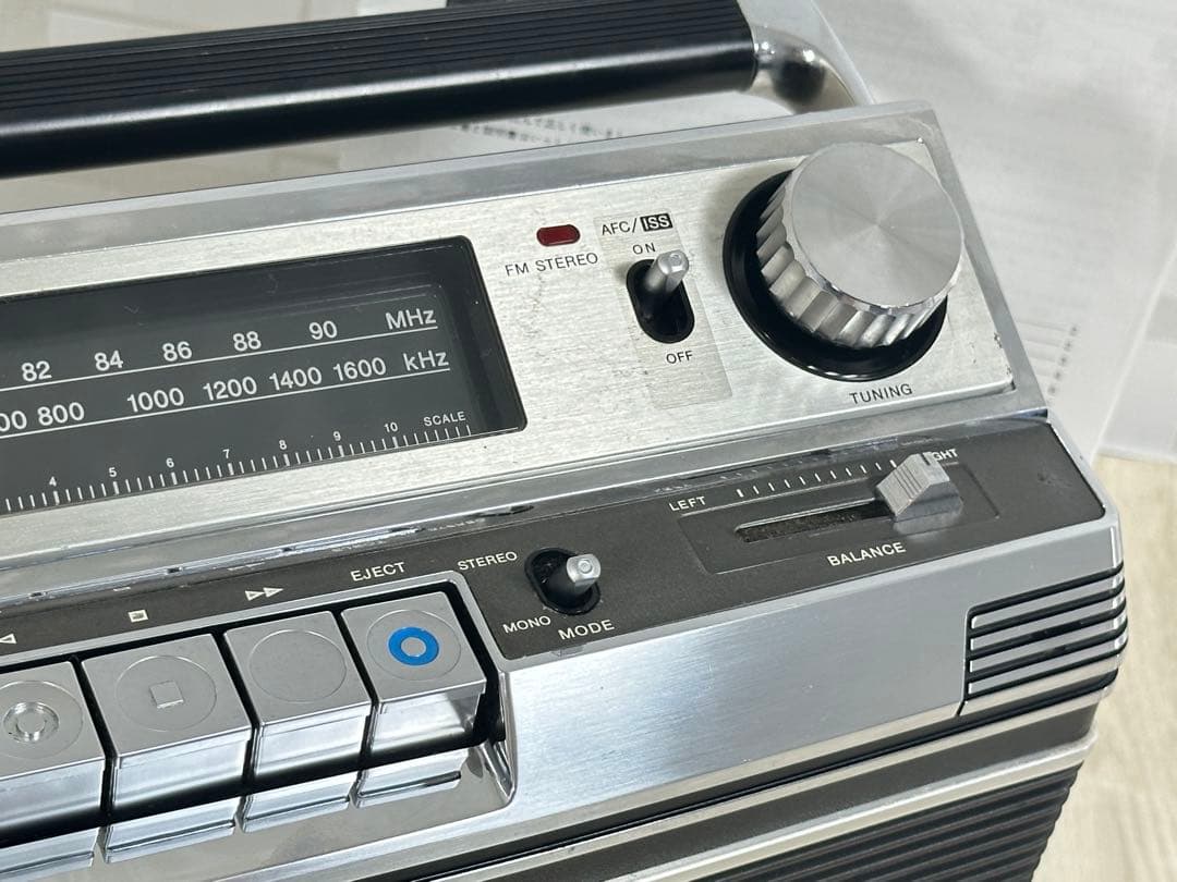 動作品 ソニー SONY CF-3800 最高級ステレオラジカセ 昭和名機ラジオ