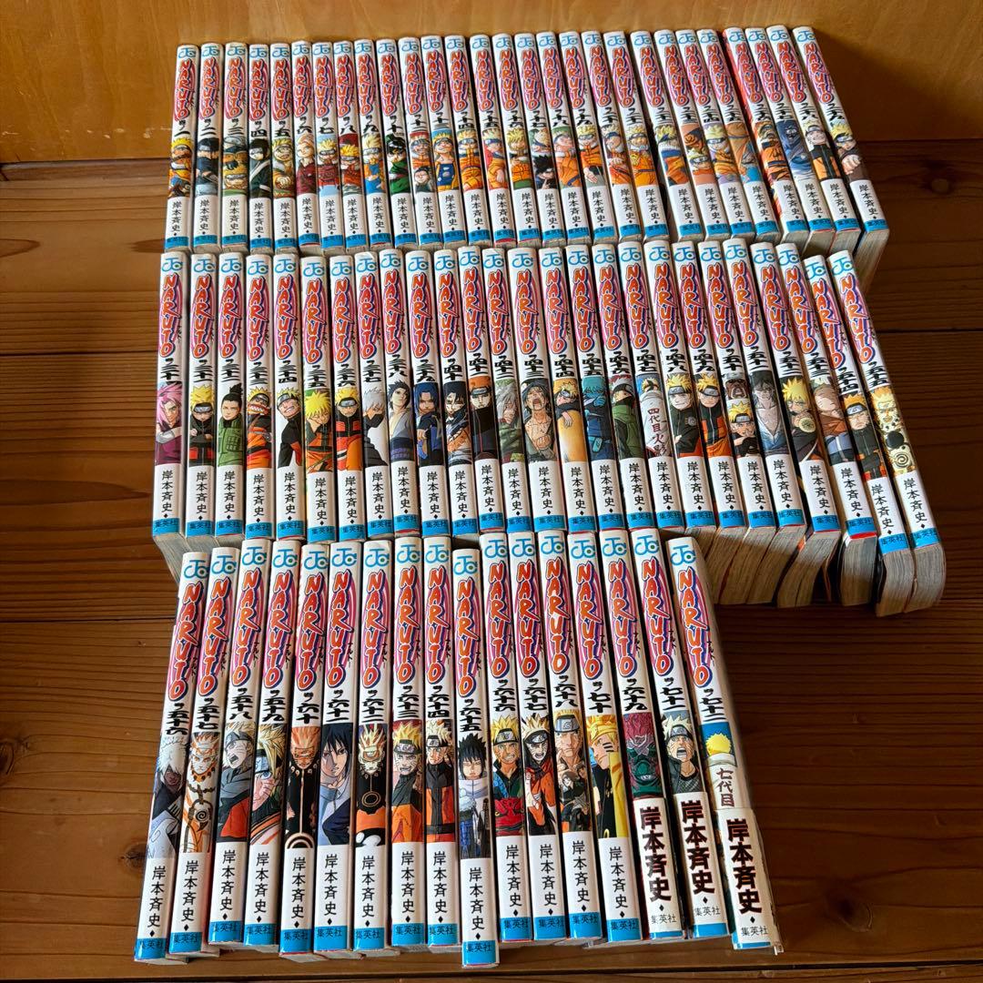 ナルト全巻セット ナルト 全巻 セット 全72巻 naruto 外伝 岸本 斉史 全巻セット 表紙