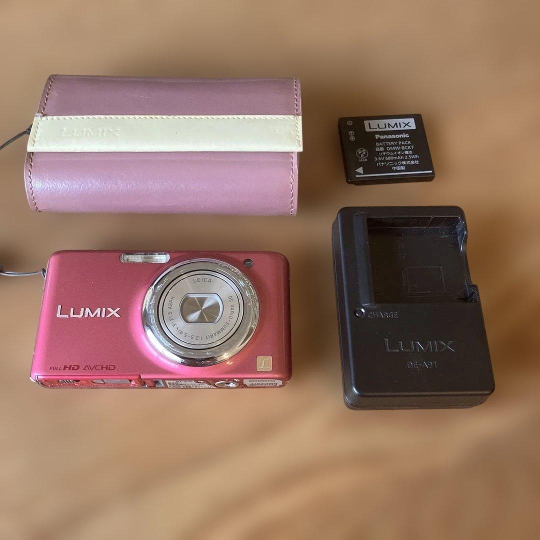 LUMIX DMC-FX77 ピンク『動作確認済』 - メルカリ