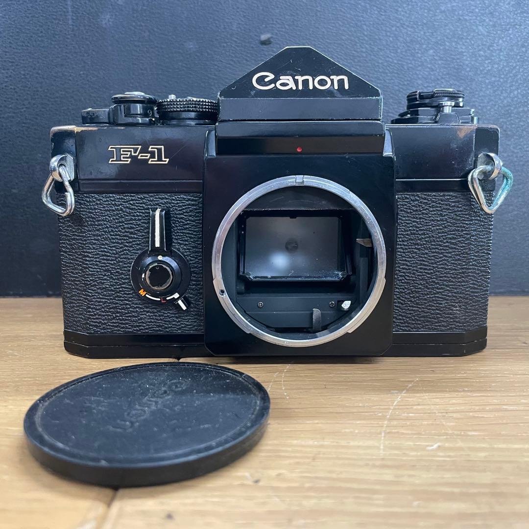 Canon 旧F-1 後期？ フィルムカメラ ボディ 一眼レフ Canon (キヤノン) F-1 フィルムカメラ 一眼レフ – にっしんカメラ