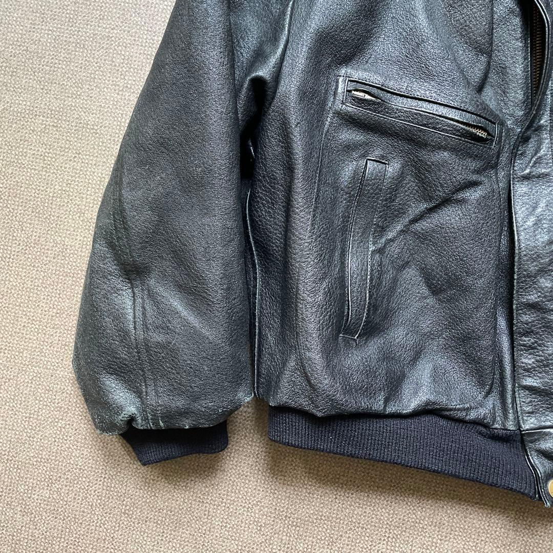 【希少】80年代 C.P.Company レザーブルゾン ジャケット 50