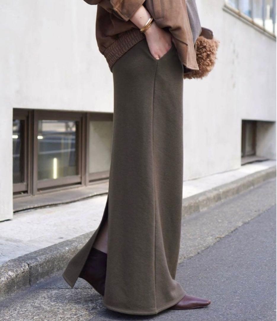 AP STUDIO 2025AW ウールミックススウェットスカート ブラウン - メルカリ