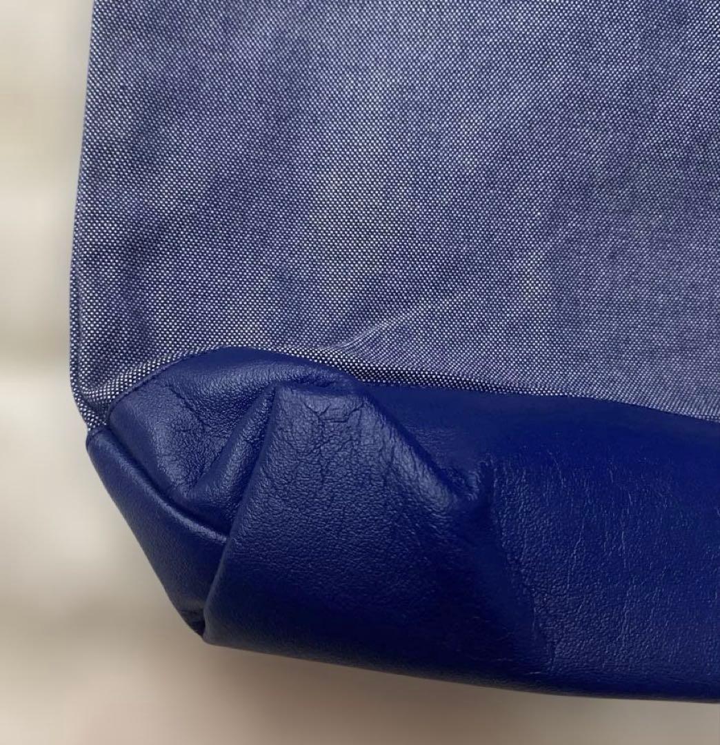 ☆新品未使用☆ファミリア 縦型トートバッグ 青デニム 水色タグ - メルカリ