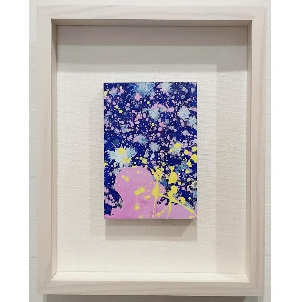 藤野一友、人気作家、『抽象的な篭』、希少画集画、裸婦、抽象画