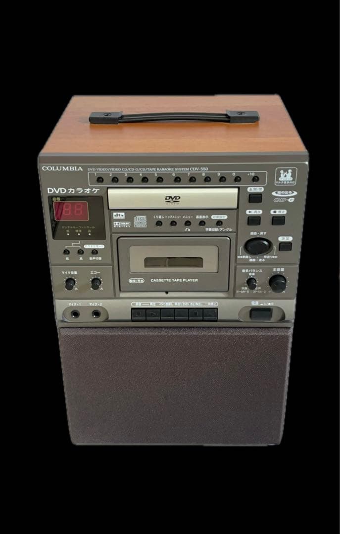 【動作品】DENON COLUMBIA CDV-550 カラオケ機器 -316-