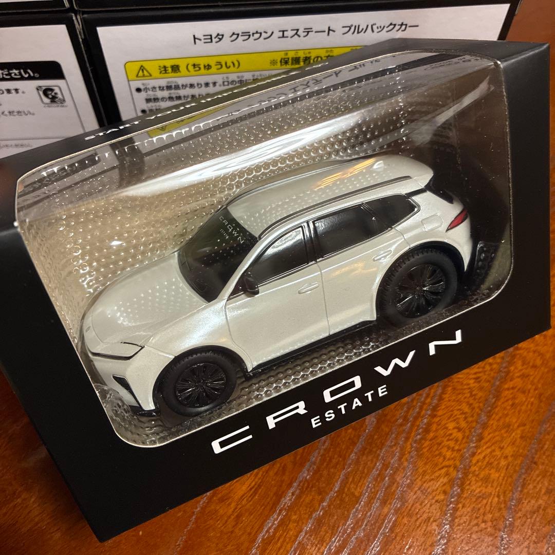 6台セットトヨタ ミニカー CROWN ランクル プルバックカー エステート