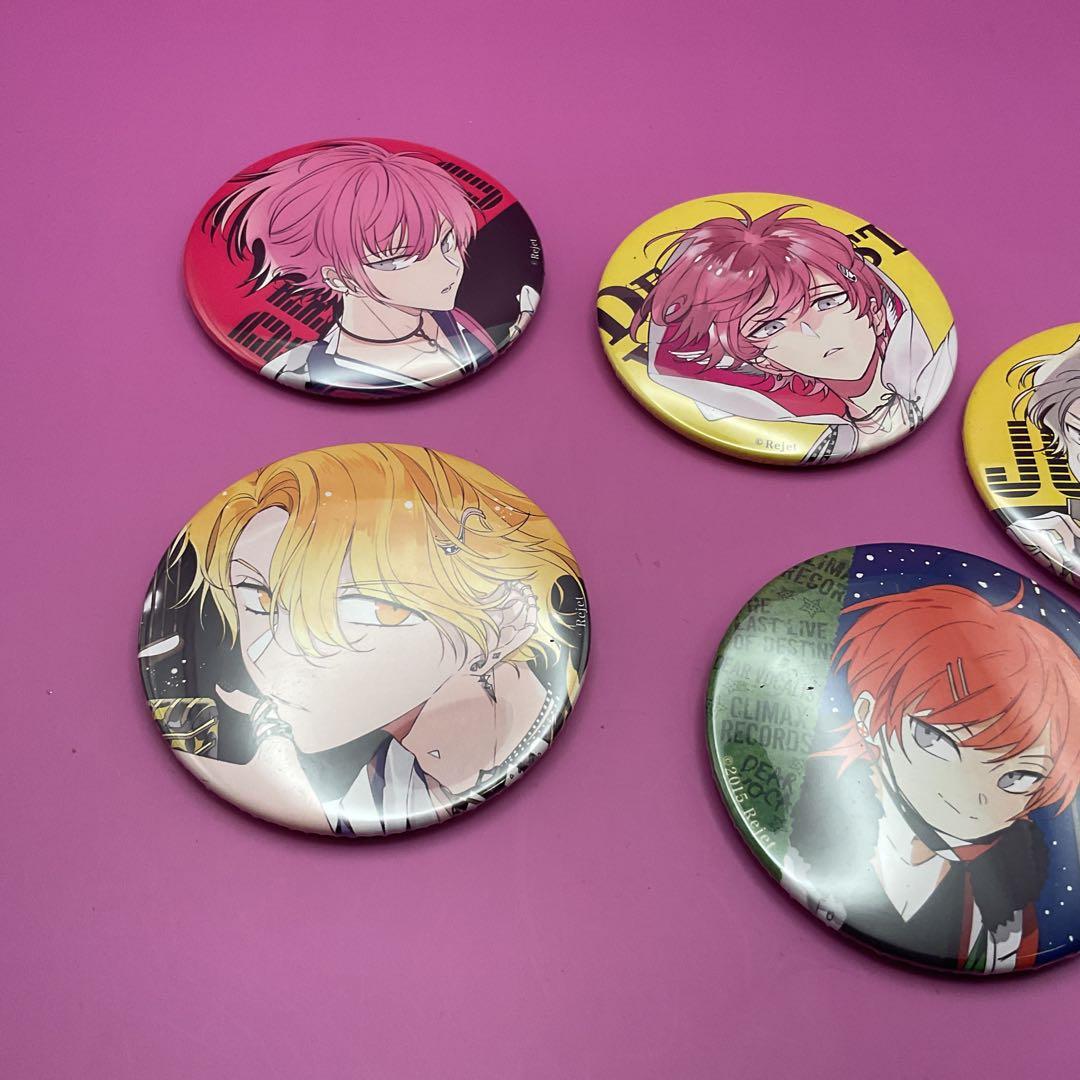 キャラクター缶バッジ 5個 ディア ヴォーカリスト ディアヴォ エー