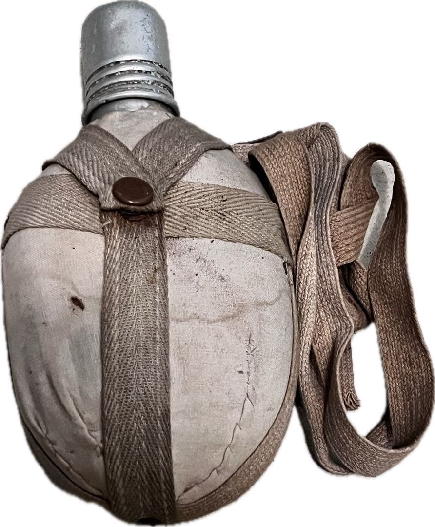 旧日本軍装備品 ヘルメット 飯盒 水筒 4点セット 昭和16年刻印 当時物