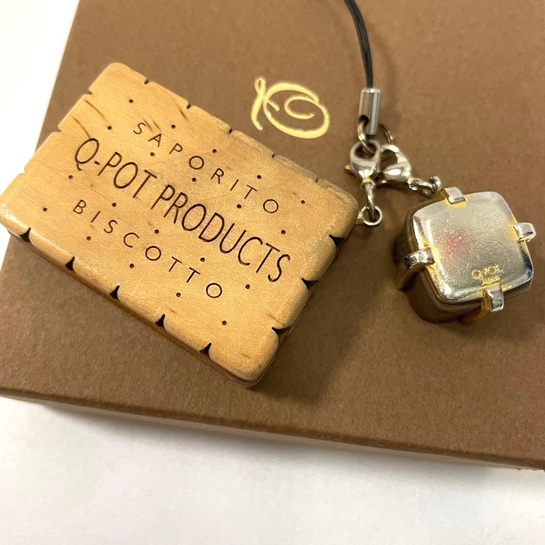 【可愛い】Q-pot. キューポット ビスケット メルティチョコレートストラップ