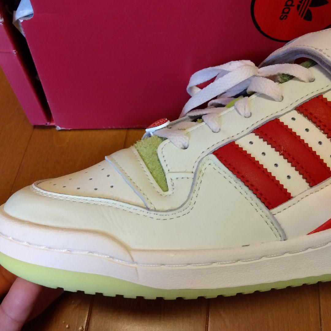 完売品モデル adidas FORUM THE GRINCH 27.5センチ - メルカリ