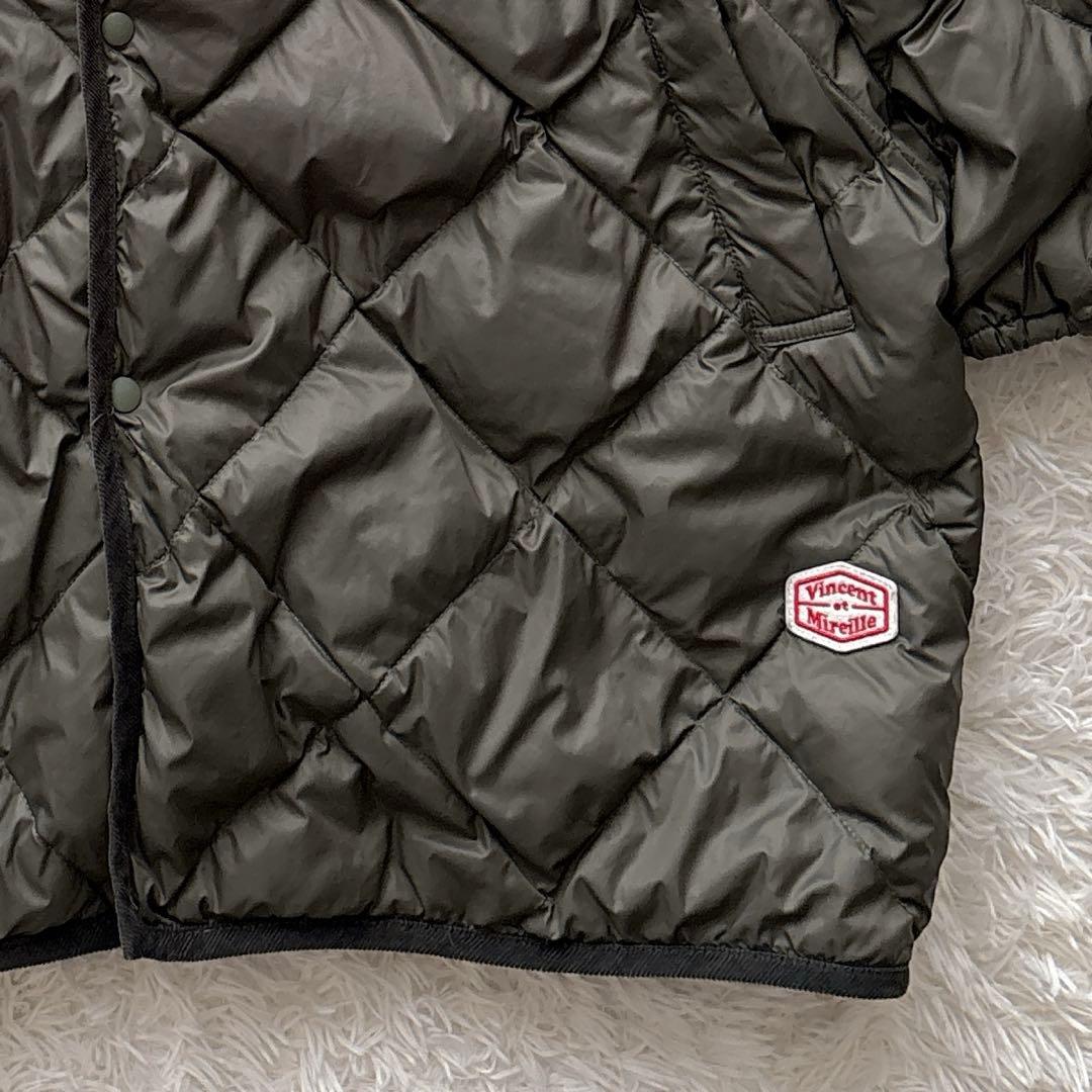 極美品 バンソンエミレイユ 洗える キルティング ダウンコート 38