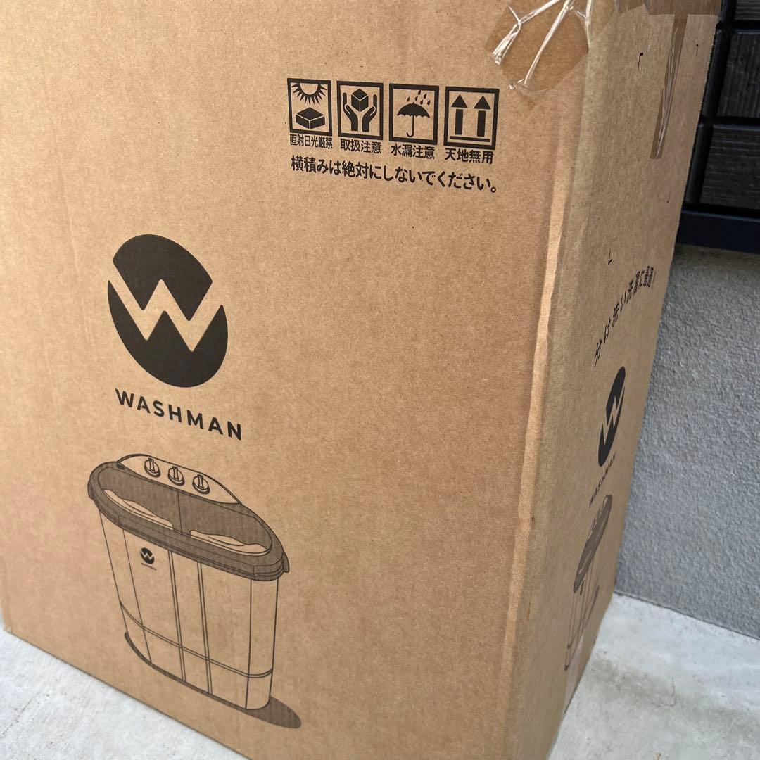 完品 3回使用二層式洗濯機　ウォッシュマン　ミニ洗濯機　シービージャパン