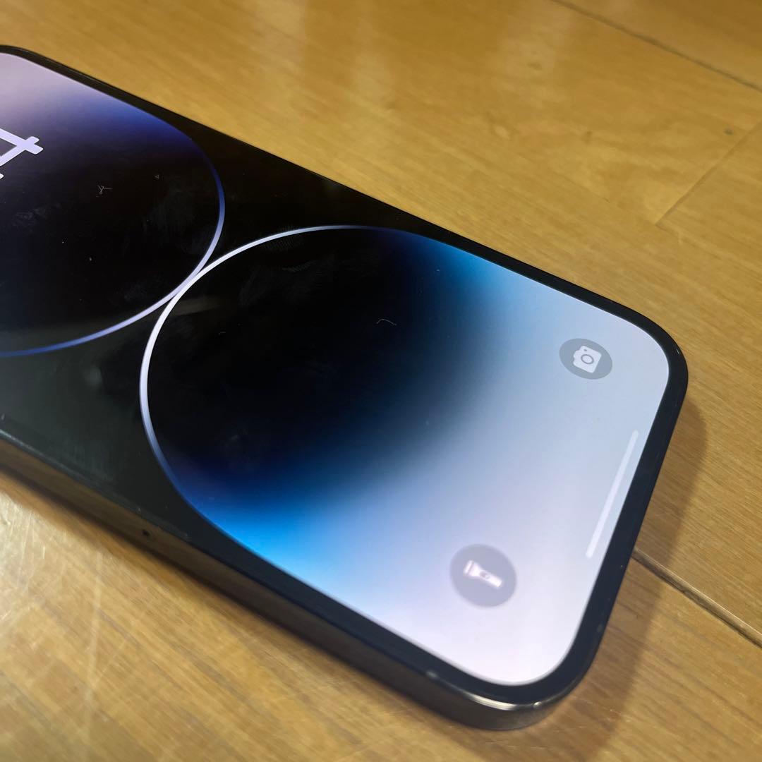 バッテリー新品100%！美品！iPhone14 pro 128GB ブラック