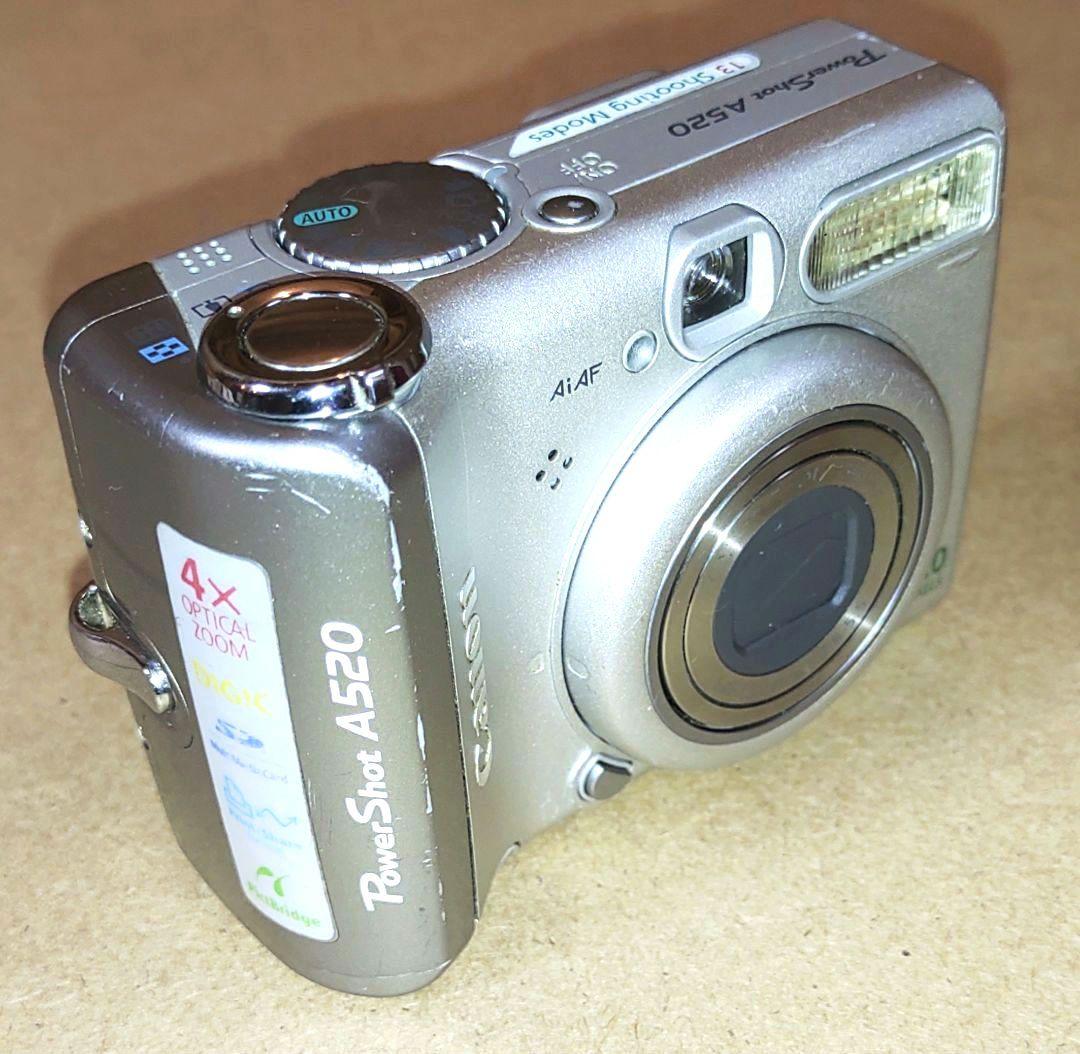 【オールドコンデジ 特典付き】キャノン PowerShot A520 4倍ズーム