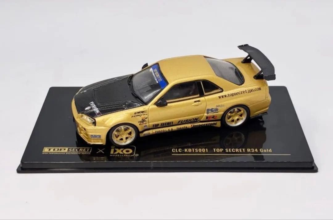 東京オートサロン限定TOP SECRET R34 Gold1/43 - メルカリ