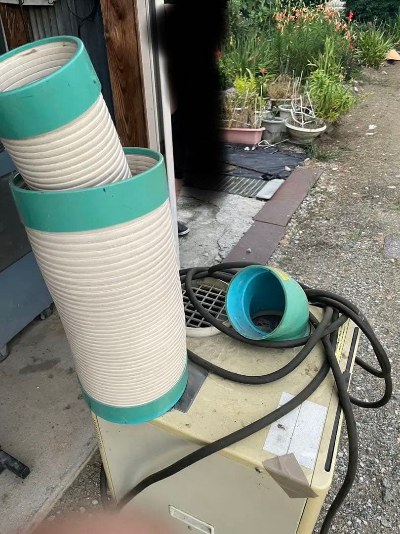 スポットクーラー　2台　ナカトミとデンソー200V 3相式 発送はできません。