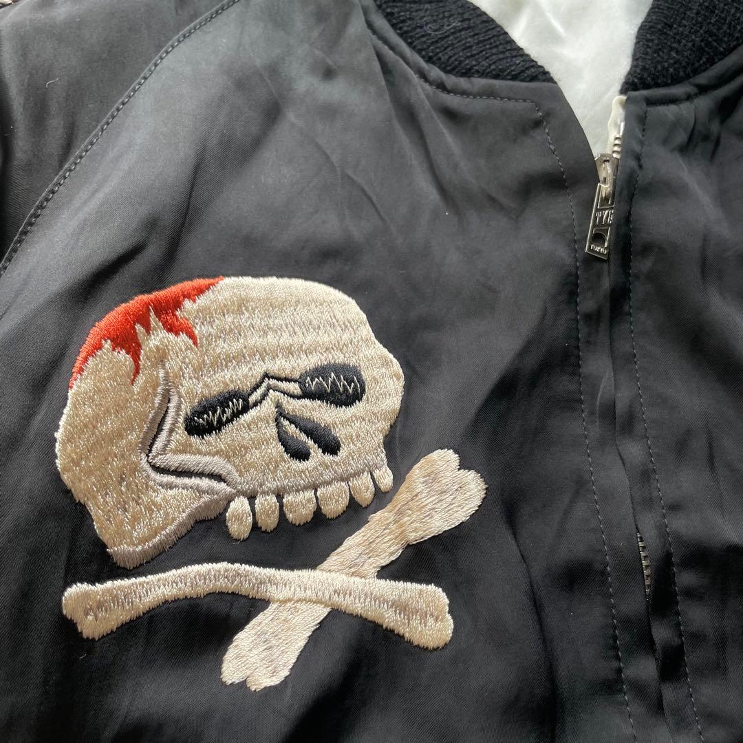 完売品 数回着美品 港商 東洋スペシャル スカル 骸骨 スカジャン 中